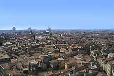 Aerial photo of the city