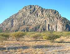 Close-up photo of the Tsodilo Hills 'Male'