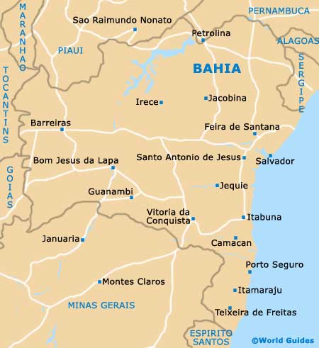 Bahia map