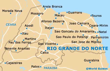 Rio Grande do Norte map
