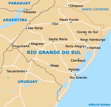 Rio Grande do Sul map