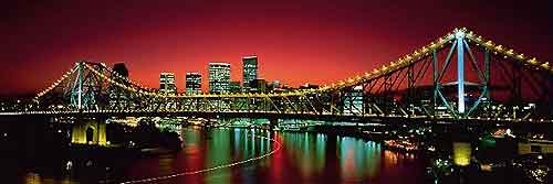 Brisbane Bridge Wide Bridge