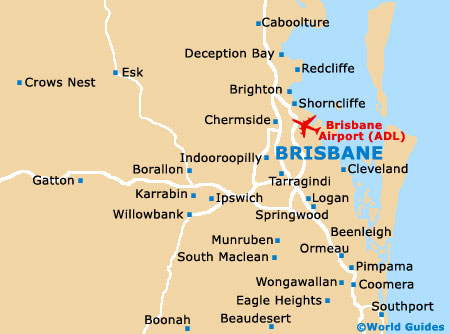 Small Brisbane Map