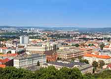 Skyline picture of the city