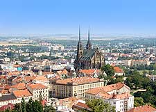 Aerial picture of the cityscape