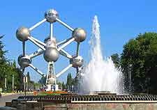 Photo of the city's iconic Atomium structure