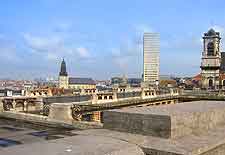 View across the city of Brussels