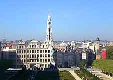 Aerial picture of the skyline