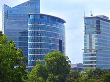 View of the modern Espace Nord district