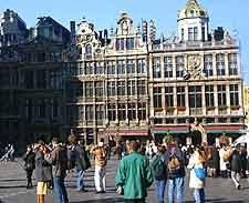 Further view of shoppers on the Grote Markt