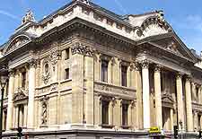 View of the Palais de Justice in the Marollen district