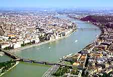 Aeria picture of the River Danube