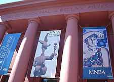 Close-up image of the Museo Nacional de Bellas Artes