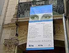 Image of the Museo Evita sign (Evita Peron Museum)