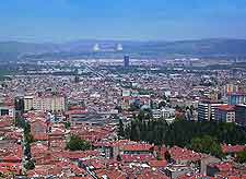 Aerial photo of the city