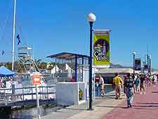 Different picture of the marina waterfront