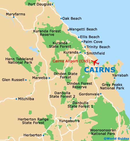 Small Cairns Map