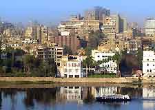 Photo of the city and the River Nile