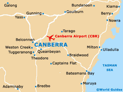 Small Canberra Map