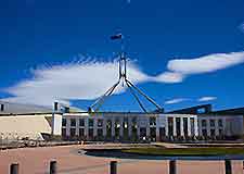 View of the New Parliament House