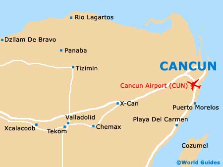 Small Cancun Map