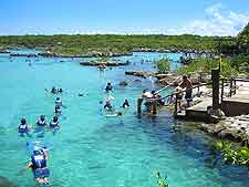 Image showing snorkelling Xel-Ha Ecological Park