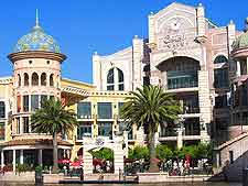 Close-up photo of the Canal Walk Mall