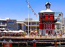 Image of the clock Tower at the Victoria and Albert Waterfront