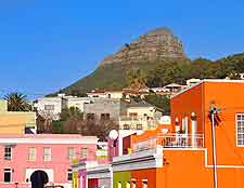 Photo of the colourful Bo-Kaap District (Malay Quarter)