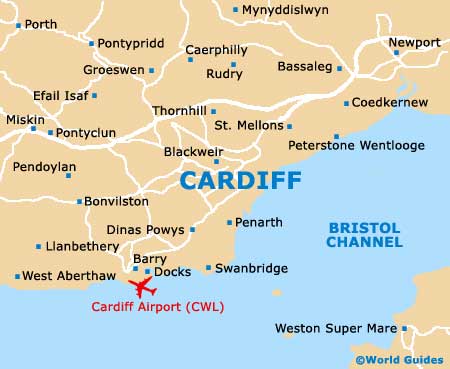 Small Cardiff Map