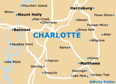 Small Charlotte Map