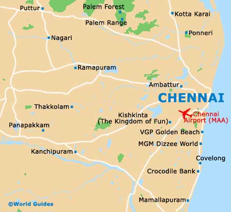 Small Chennai Map