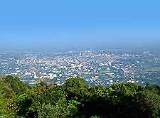 Aerial picture of the Chiang Mai horizon