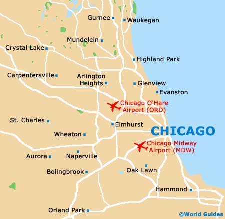 Small Chicago Map
