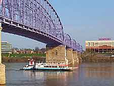 Cincinnati Bridge Purple