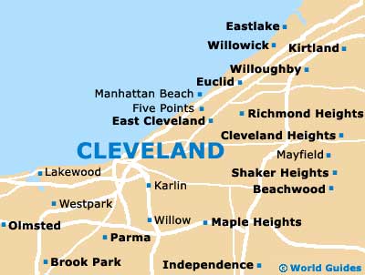 Small Cleveland Map