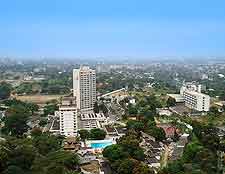 View of downtown Kinshasa city