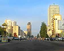 Downtown view of Kinshasa