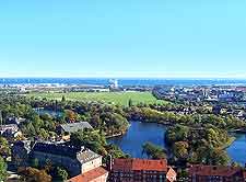 Aerial picture of the city