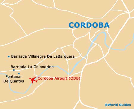 Cordoba map