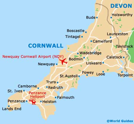 Cornwall Map