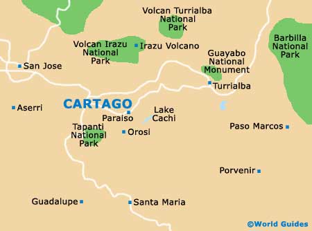 Small Cartago Map