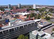 Aerial picture of the Millennium Square