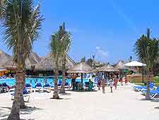 Picture of resort complex with pool