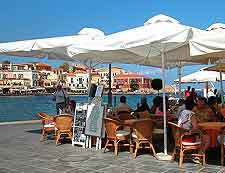 Photo showing al fresco dining with waterfront views