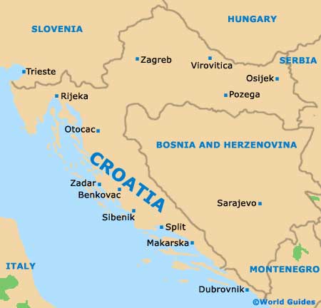 Croatia Map
