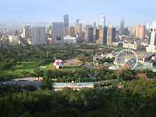 View of Dalian city centre