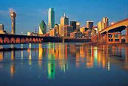Dallas Skyline Reflections