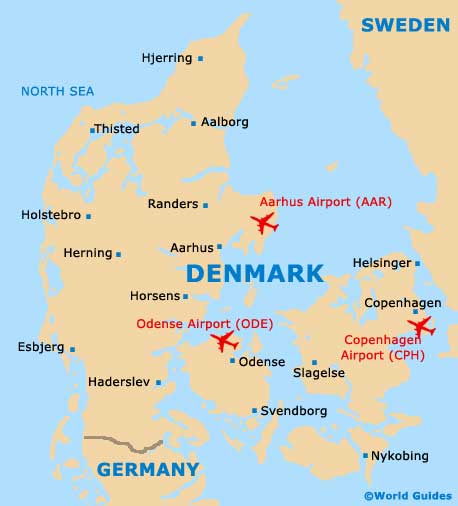 Denmark Map