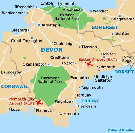 Devon Map